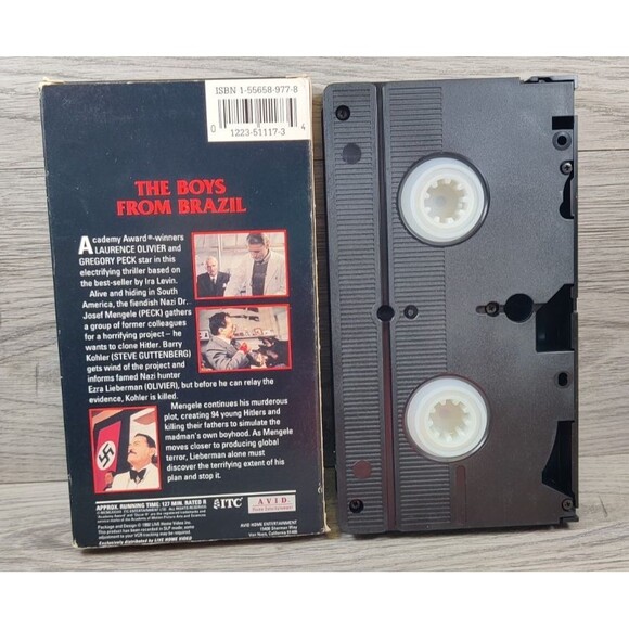 The Boys from Brazil VHS Gregory Peck Thriller Horror Nazi-Video Cassette-1978 - Picture 2 of 6